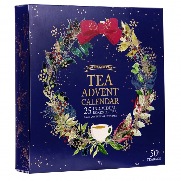 New English Teas Tea Advent Calendar 75g -50 Teabags