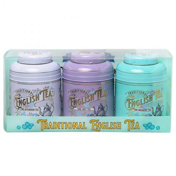 New English Teas Vintage Victorian Tea Caddy Gift Set 240 Teabags