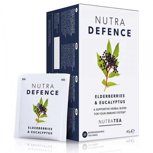 NutraTea Nutra Defence Elederberries & Eucalyptus Herbal Tea 40g (20 Teabags)