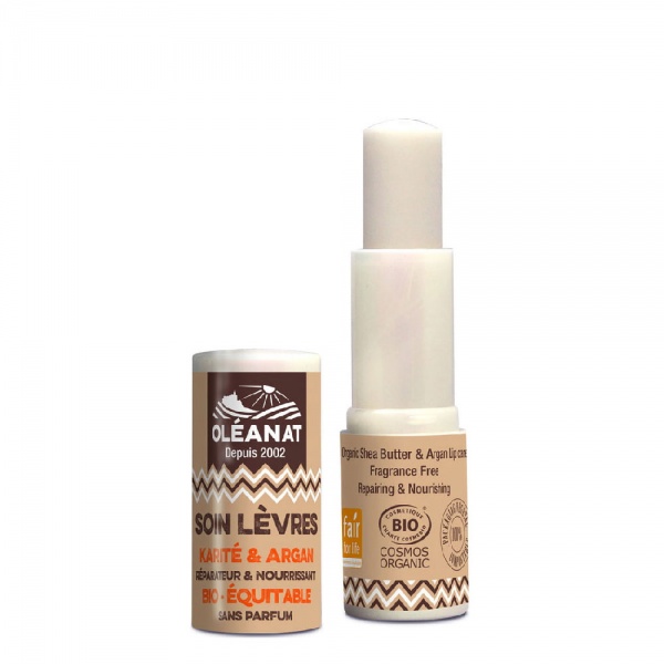 Oleanat Organic Shea Butter & Argan Oil Lip Balm 4.5g