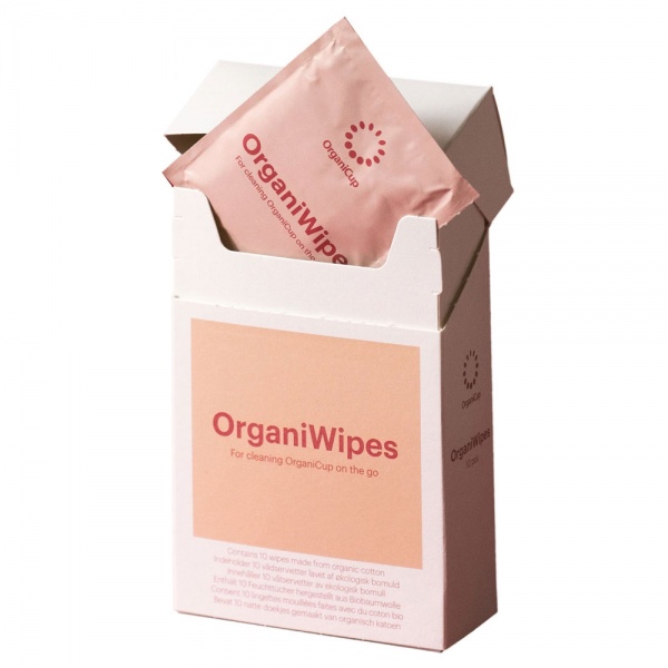 OrganiCup Organiwipes 10wps