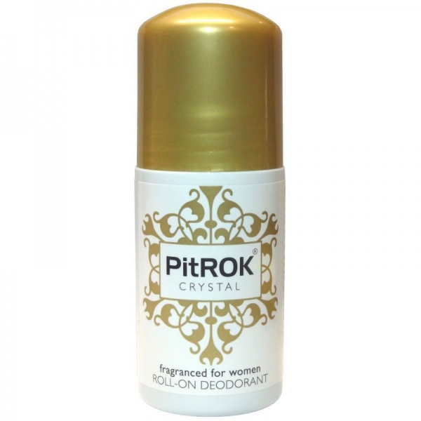 PitROK Crystal Gold Fragranced Roll-on Deodorant 50ml