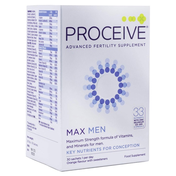 Proceive Max Men - Advanced Fertility Supplement - 30 Sachets