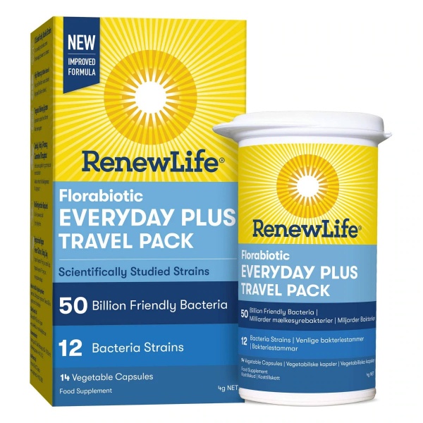 Renew Life Florabiotic Everyday Plus Travel Pack 14 Capsules
