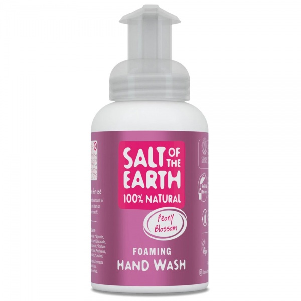 Salt of The Earth Foaming Hand Wash - Peony Blossom 250ml