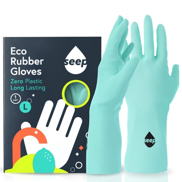 Seep Eco Rubber Gloves - Large - 1 Pair