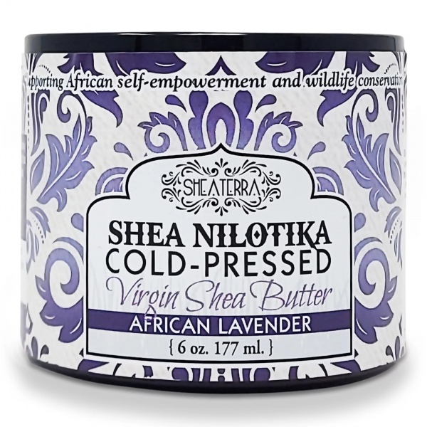 Shea Terra Shea Nilotika Cold-Pressed Shea Butter - African Lavender 177ml 117ml (6fl.oz)