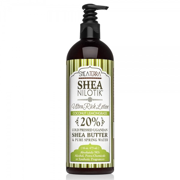 Shea Terra Shea Nilotika Ultra-Rich Lotion - Coconut Lemongrass 473ml (16oz)