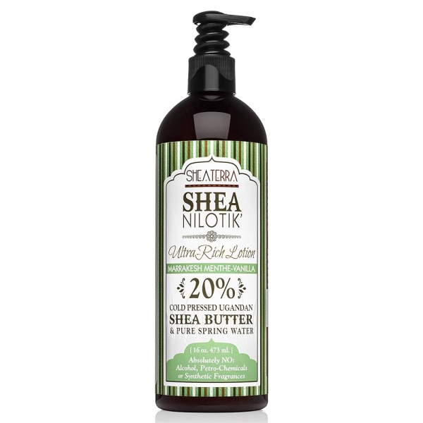 Shea Terra Shea Nilotika Ultra-Rich Lotion - Marrakesh Mint - Vanilla 473ml (16oz)