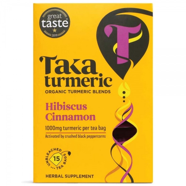 Taka Turmeric Hibiscus Cinnamon 15 Tea Sachets