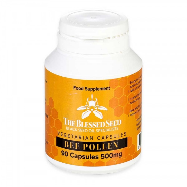 The Blessed Seed Bee Pollen Capsules 500mg 90 Capsules
