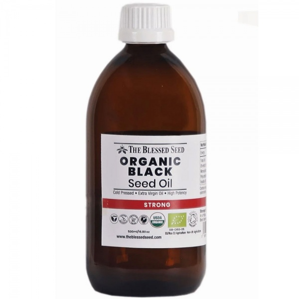 The Blessed Seed Organic Black Seed Oil -Strong 500ml