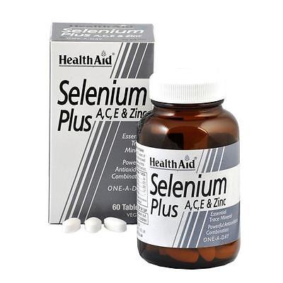 HealthAid Selenium Plus A,C,E & Zinc - 60 Vegan Tablets