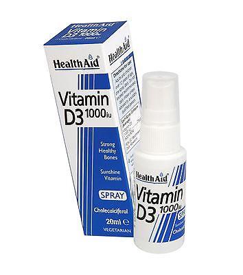 HealthAid Vitamin D3 1000 iu Oral Spray 20ml