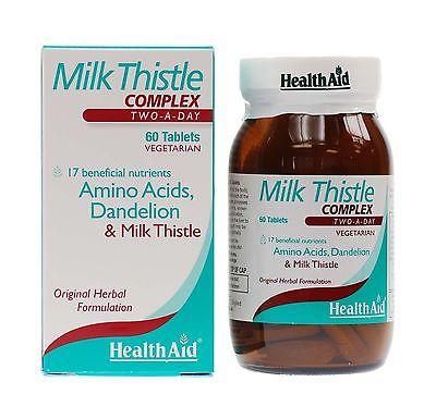 HealthAid Milk Thistle Complex 60 Vegetarian Tablets