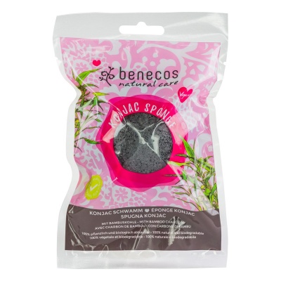 Benecos Konjac Sponge Black Bamboo