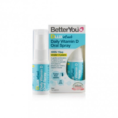 BetterYou DLux Infant Daily Vitamin D Oral Spray 15ml