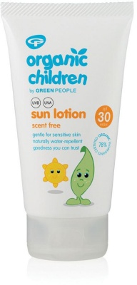 Green People Organic Children Sun Lotion SPF30 Scent Free 150ml