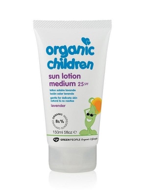 Green People Organic Children Sun Lotion SPF25 Lavender 150ml