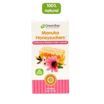 Greenbay Harvest Echinacea & Propolis Manuka Honey Lozenges 8 Lozenges