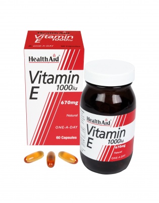 HealthAid Vitamin E 1000iu 60 Capsules