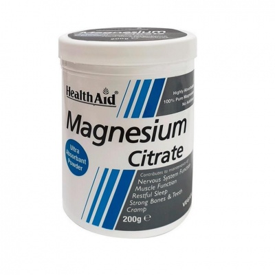 HealthAid Magnesium Citrate Powder 200g