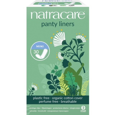 Natracare Organic Cotton Panty Liners - Mini - Pack of 30