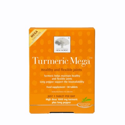 New Nordic Turmeric Mega 30 Tablets - Healthy Flexible Joints