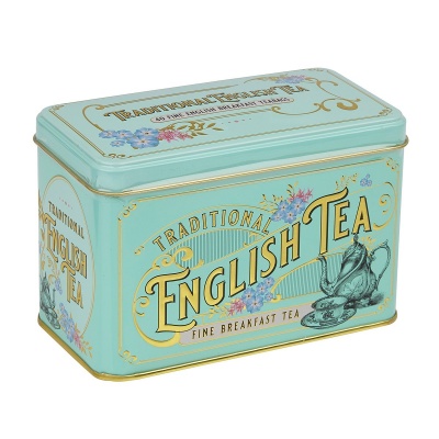 New English Teas Vintage Victorian English Breakfast Tea Tin 40 Teabags