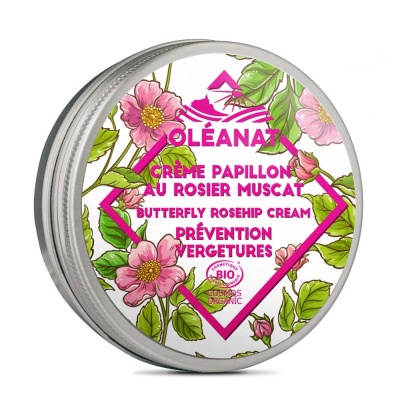 Oleanat Organic Butterfly Rosehip Regenerating Body & Facial Cream 50ml