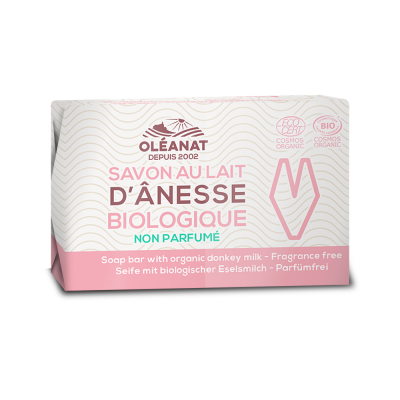 Oleanat Organic Donkey Milk Soap - Fragrance Free 100g