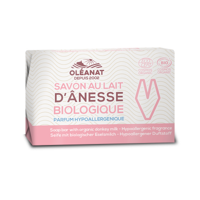 Oleanat Organic Donkey Milk Soap Hypoallergenic Fragrance 100g