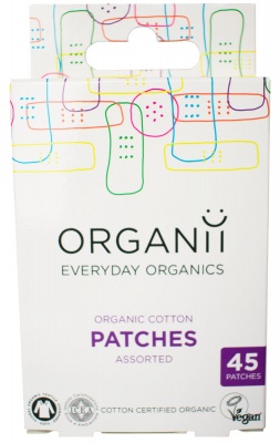 Organii Organic Cotton Plasters - 45 mixed pieces