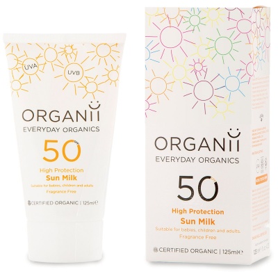 Organii SPF50 Sun Milk - High Protection - 125ml