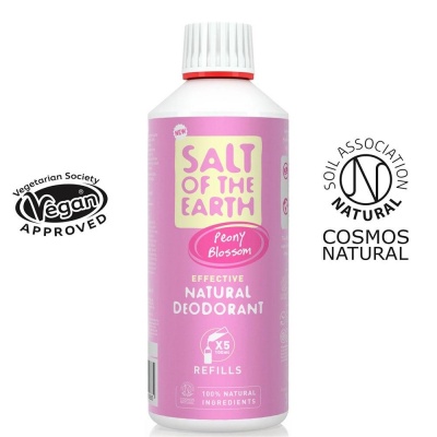 Salt of The Earth Peony Blossom Natural Deodorant Refill 500ml