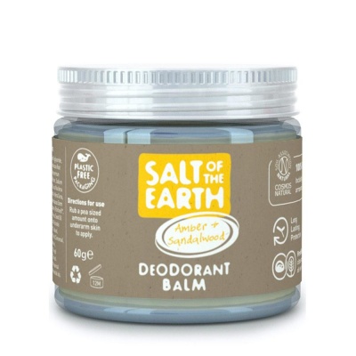 Salt of The Earth Amber & Sandalwood Deodorant Balm 60g