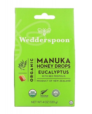 Wedderspoon Honey Eucalyptus Honey Drops 120g