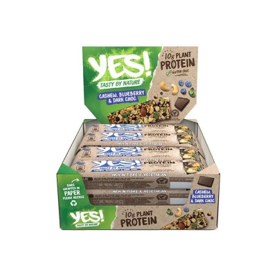 YES! Protein - Cashew, Blueberry & Dark Choc Bar (Box of 12)