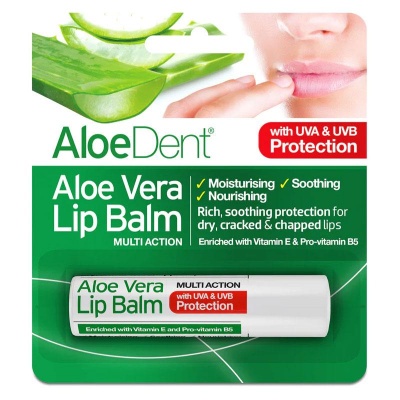 AloeDent Aloe Vera Lip Balm 4g