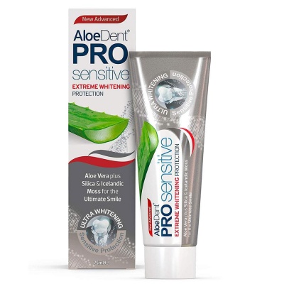 AloeDent Pro Sensitive Extreme Whitening Protection Toothpaste 75ml