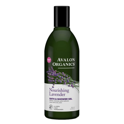 Avalon Organics Lavender Bath and Shower Gel 355ml