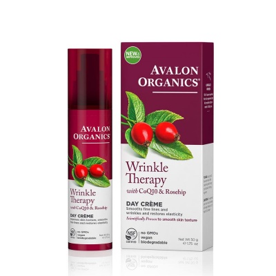 Avalon Organics Wrinkle Therapy Day Cream with CoQ10 & Rosehip 50g