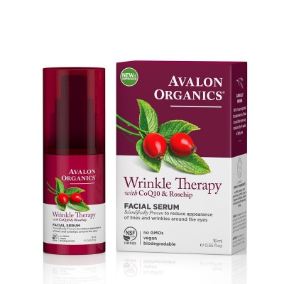 Avalon Organics Wrinkle Therapy Facial Serum with CoQ10 & Rosehip 16ml
