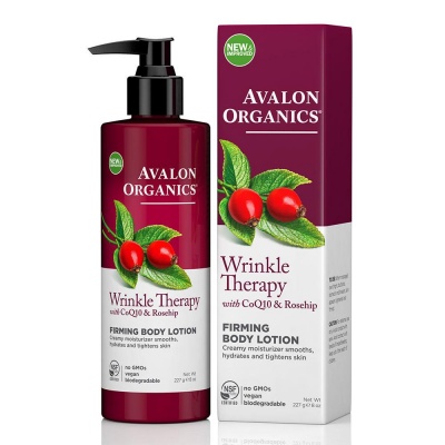 Avalon Organics Wrinkle Therapy Firming Body Lotion with CoQ10 & Rosehip 227g