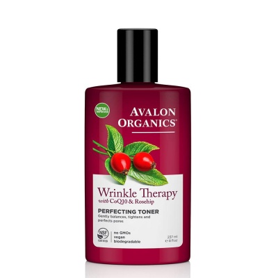 Avalon Organics Wrinkle Therapy Perfecting Toner with CoQ10 & Rosehip 237ml