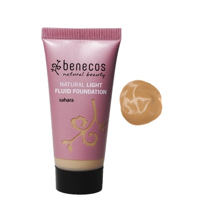 Benecos Natural Light Fluid Foundation - Sahara 30ml