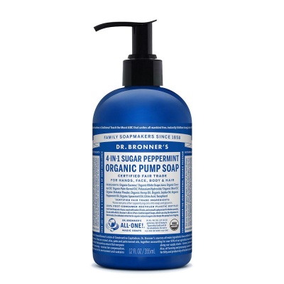 Dr. Bronner's Organic Pump Soap - Peppermint 355ml