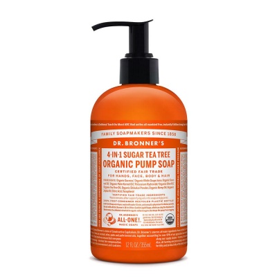 Dr. Bronner's Organic Pump Soap - Tea Tree 355ml