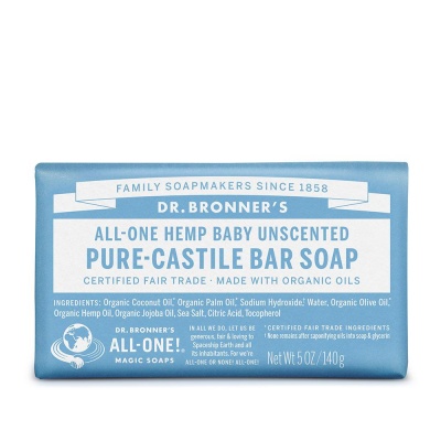 Dr. Bronner's Organic Baby Mild Soap Bar 140g