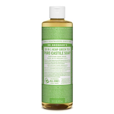 Dr. Bronner's Green Tea Castile Liquid Soap 473ml